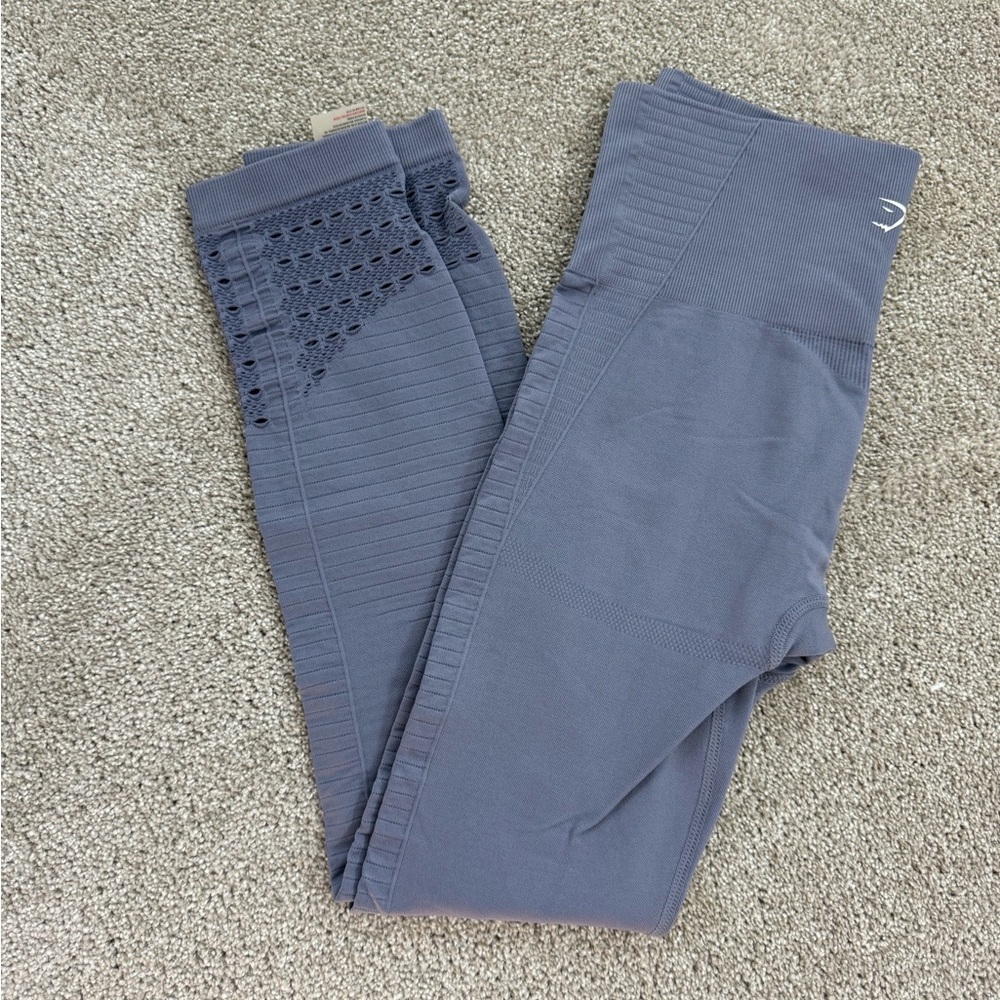 Gymshark Energy+ Seamless Leggings Steel Blue